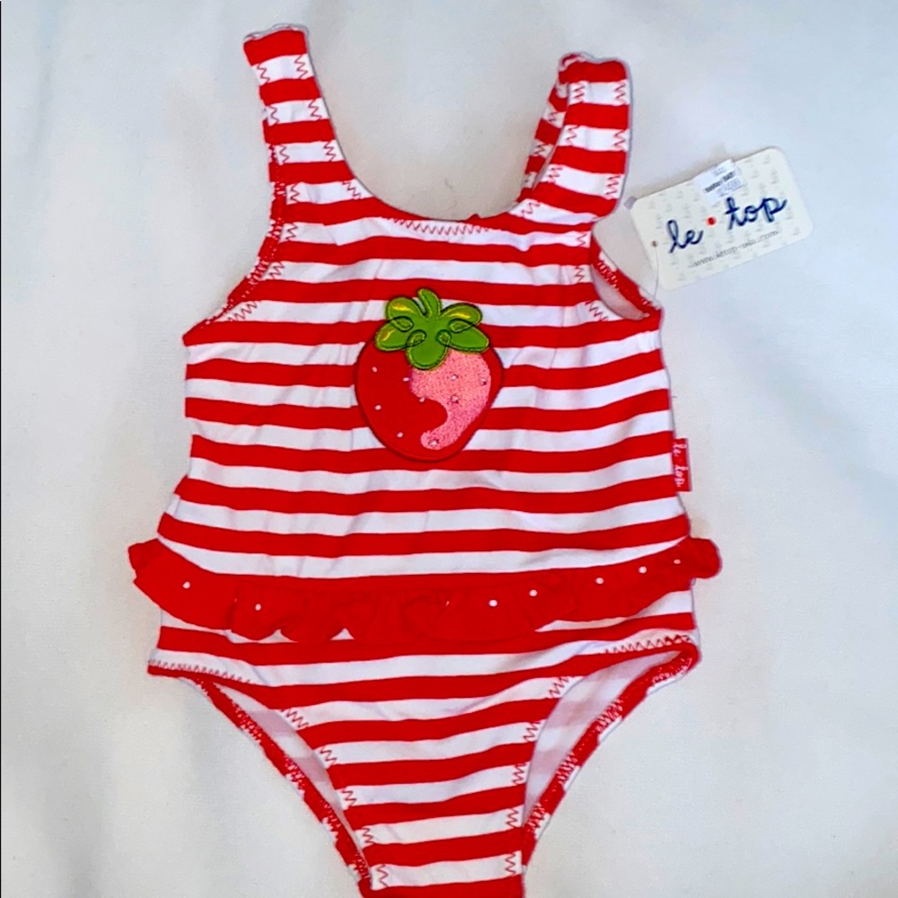 NWT GIRLS LeTop 1pc. Swimsuit